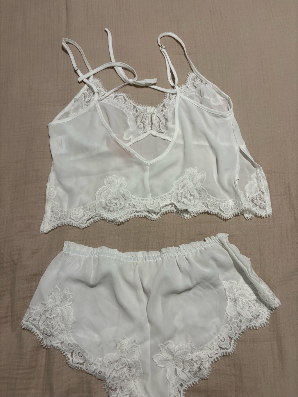 Homebodii White Valentina Cami Set — image 6 of 8
